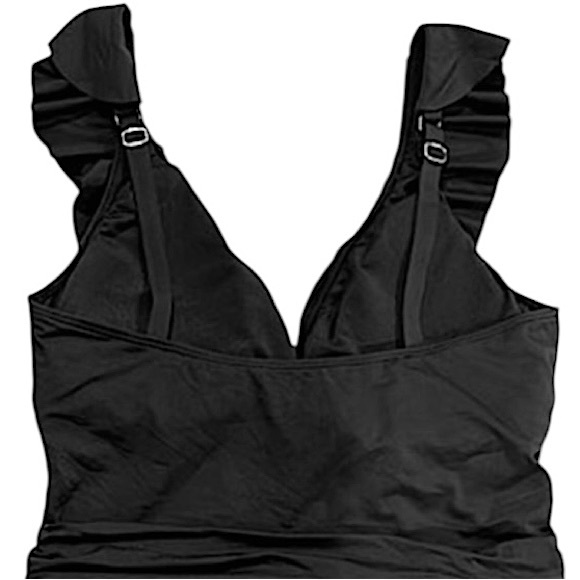 Bleu Rod Beattie Surplice Ruffle One Piece - Picture 10 of 16